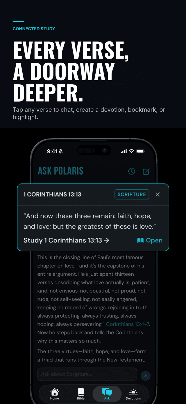 Every verse deeper