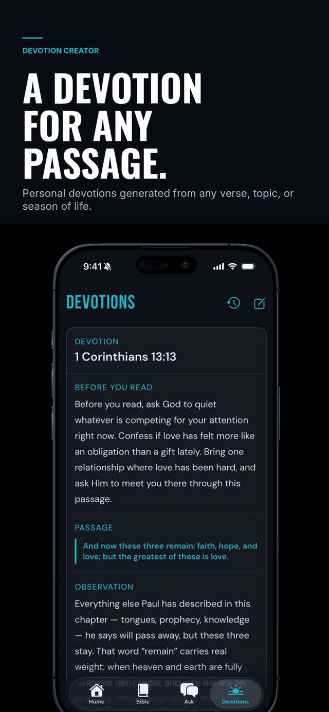 Devotions for any passage