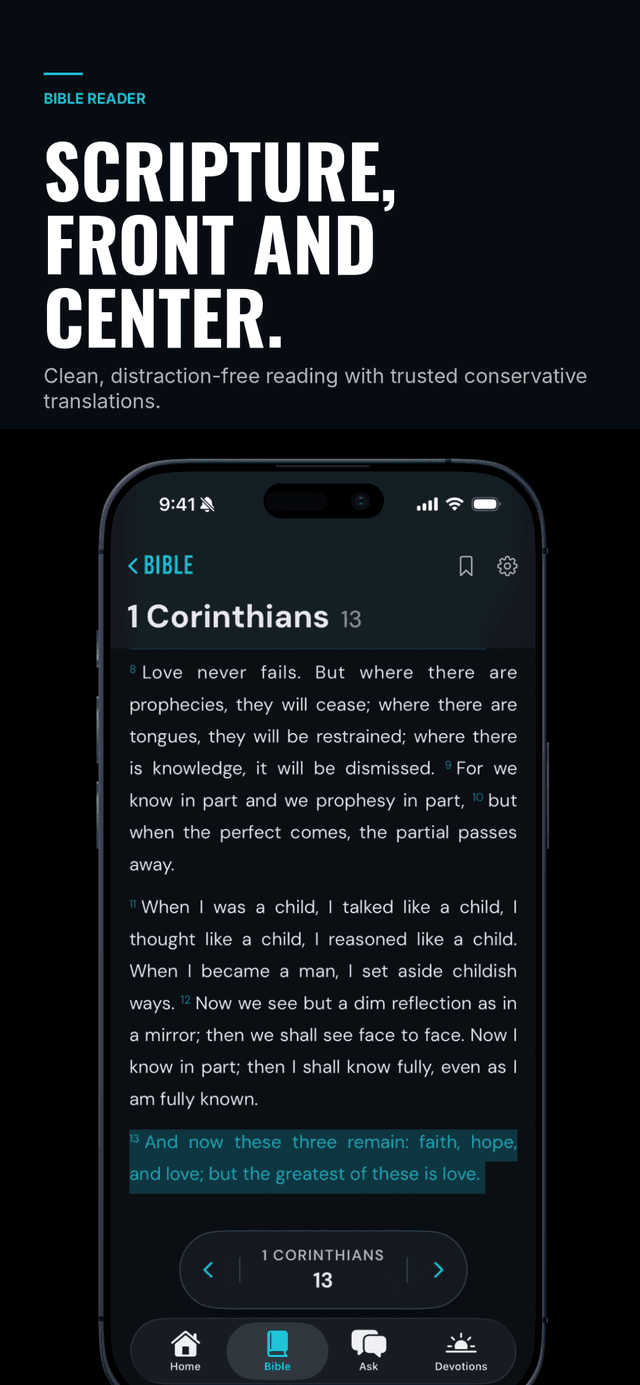 Scripture first